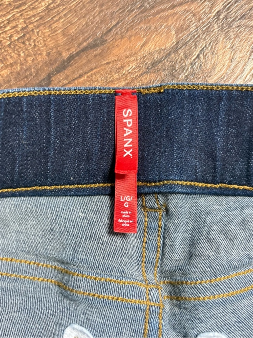 Spanx High Rise Flare Leg Pull On Jeans - Picture 4 of 5